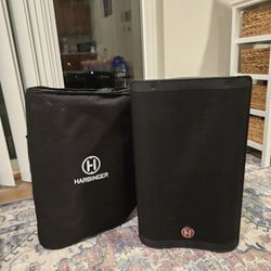 Harbinger PA Speaker with Cover – Great Condition