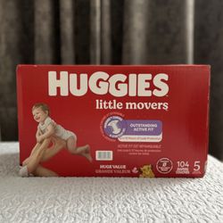 Huggies Little Movers Size 5 Diapers