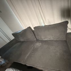 Dark gray couch