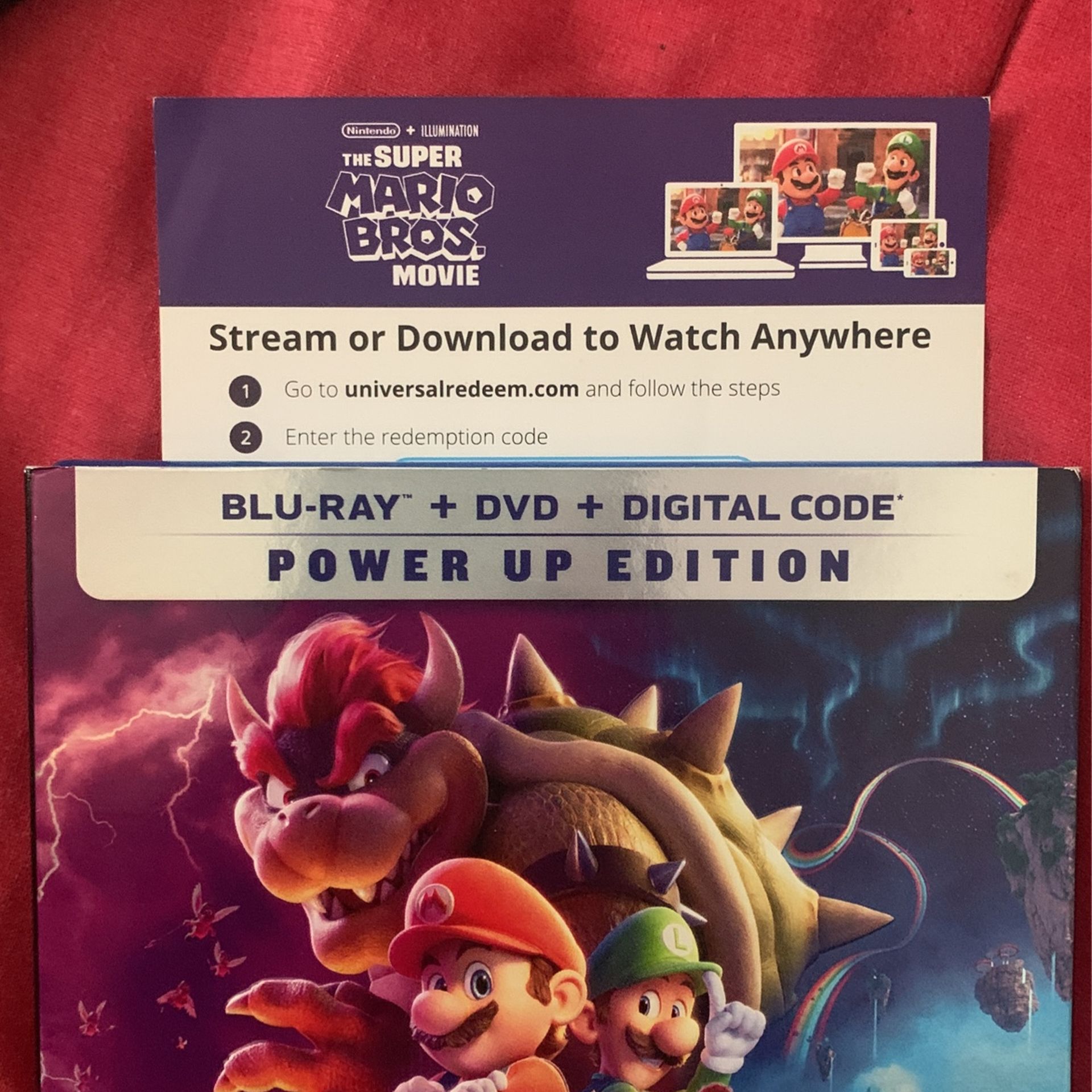 The Super Mario’s Bria Movie Digital Copy/code Only 