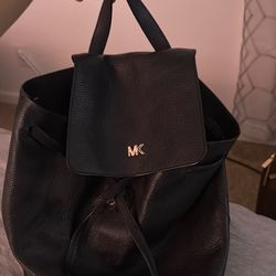 Micheal Kors black backpack
