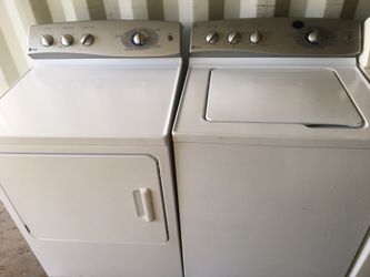 GE PROFILE WASHER AND DRYER SET WASHING MACHINE STAINLESS TUB XL CAPACITY