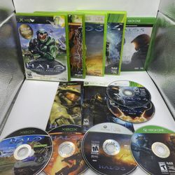   Halo 1 Through 5 Collection OG Xbox 360 4 Game Bundle Halo 1,2,3,4 5Tested