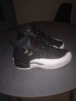 Air Jordan 12 Retro GS, Black / Varsity Red / White Kids/US Kids/Youth: 6Y