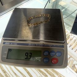 14k Gold Heart Bracelet 