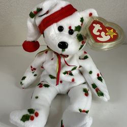 Ty Beanie Baby 1998 Holiday Teddy Bear 