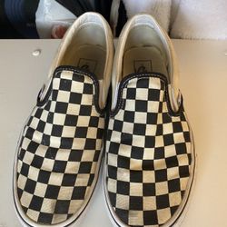 Checkerboard Vans 