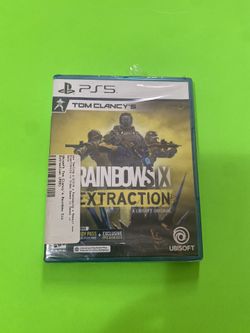 New Sealed PlayStation 5 Video Games PS5 Game Rainbow Six Extraction 