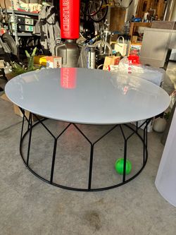 white table