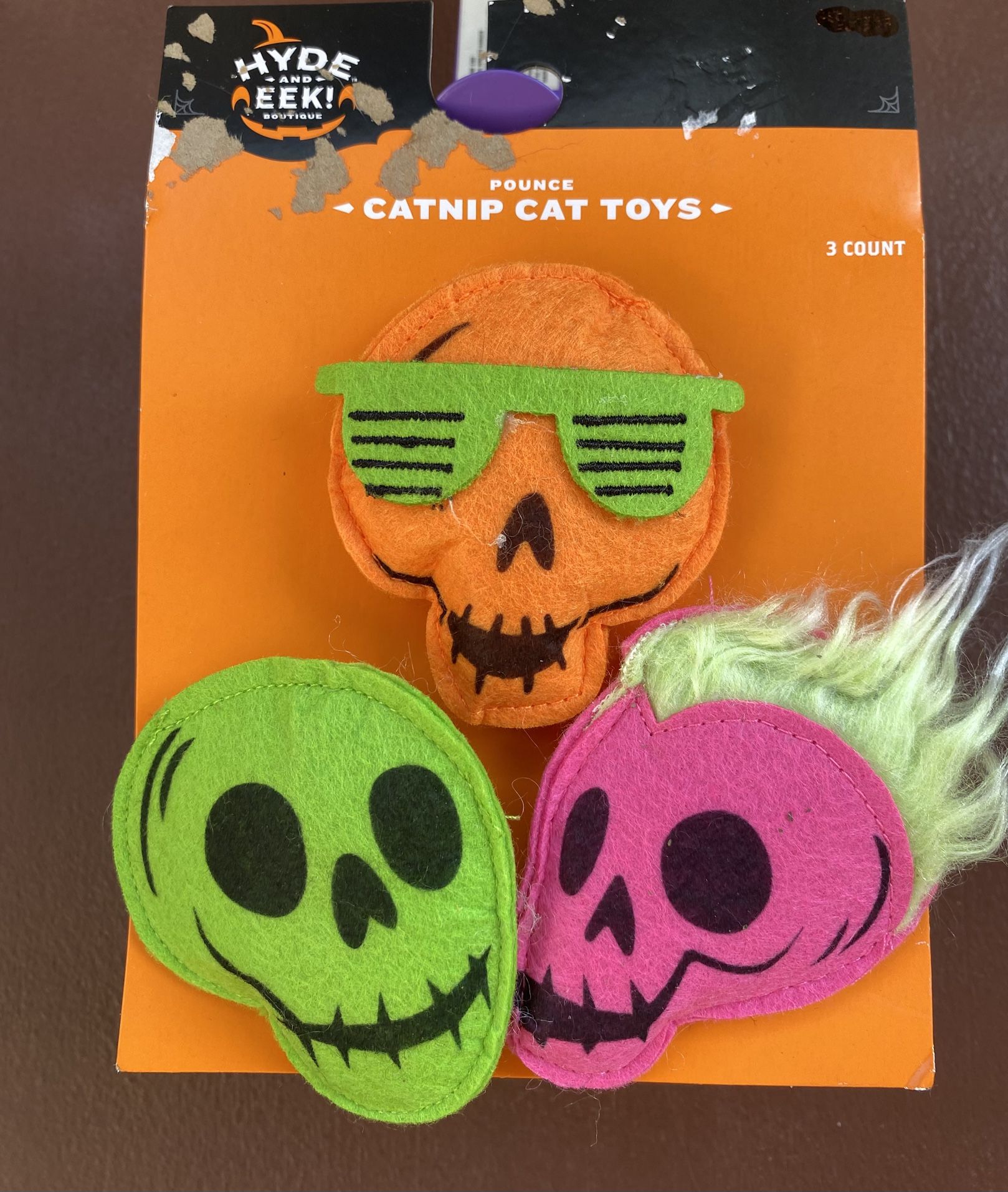 Halloween Catnip Cat Toys 3 Pk