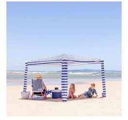 CoolCabana Beach Shade 8x8 Tent - Easy Setup, UPF 50+