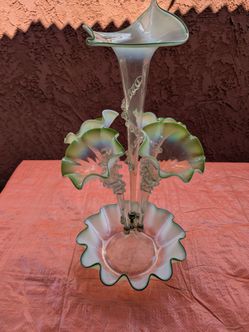 Victorian green opalescent