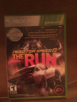 Xbox 360 need for speed the run