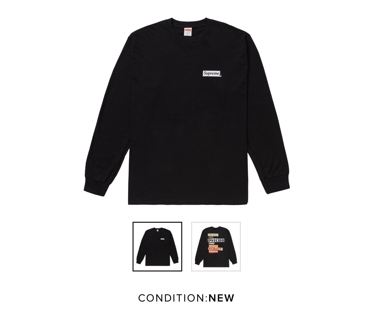 Supreme long sleeve