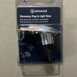 Attwood Stowaway Plug-In Light Base, 2 Pin 