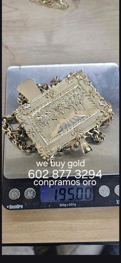 I BUY GOLD - CONPRO ORO
10K - $54. - 14K - $78 - 18K - $100