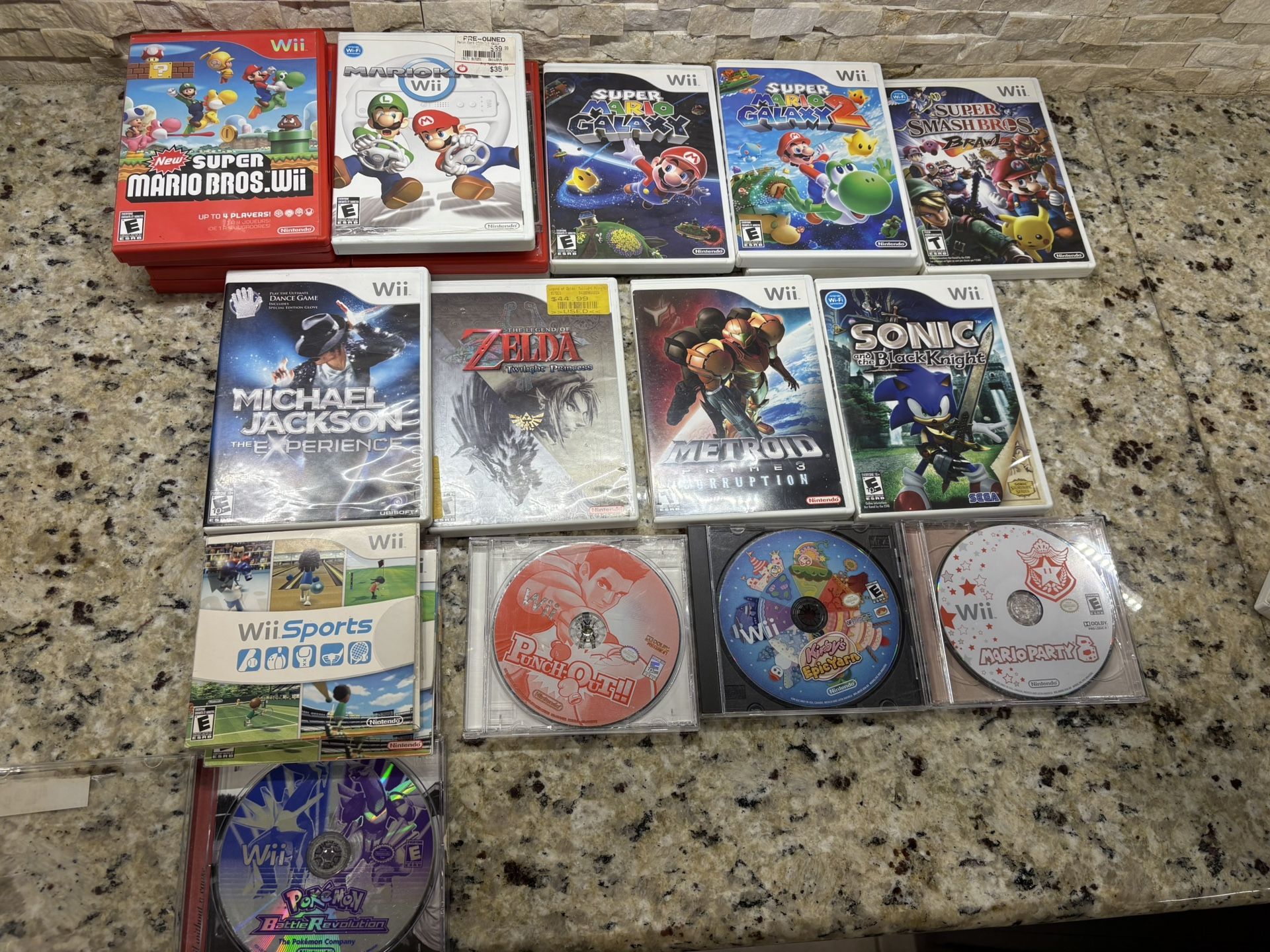 Nintendo Wii Video Games - Individually Priced