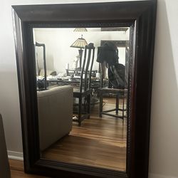 Thomasville Hickory Wood Mirror 37x48 inches