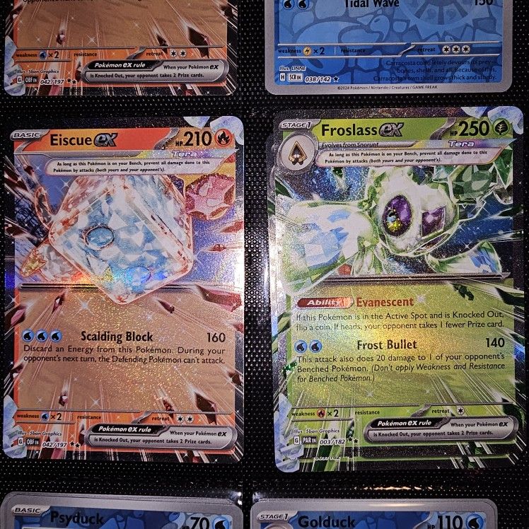 Froslass EX and Eiscue EX bundle (pokemon tcg)