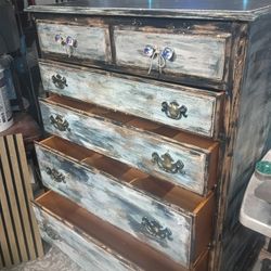 Nice Dresser Art Custom Finshed 1 Of A Kind