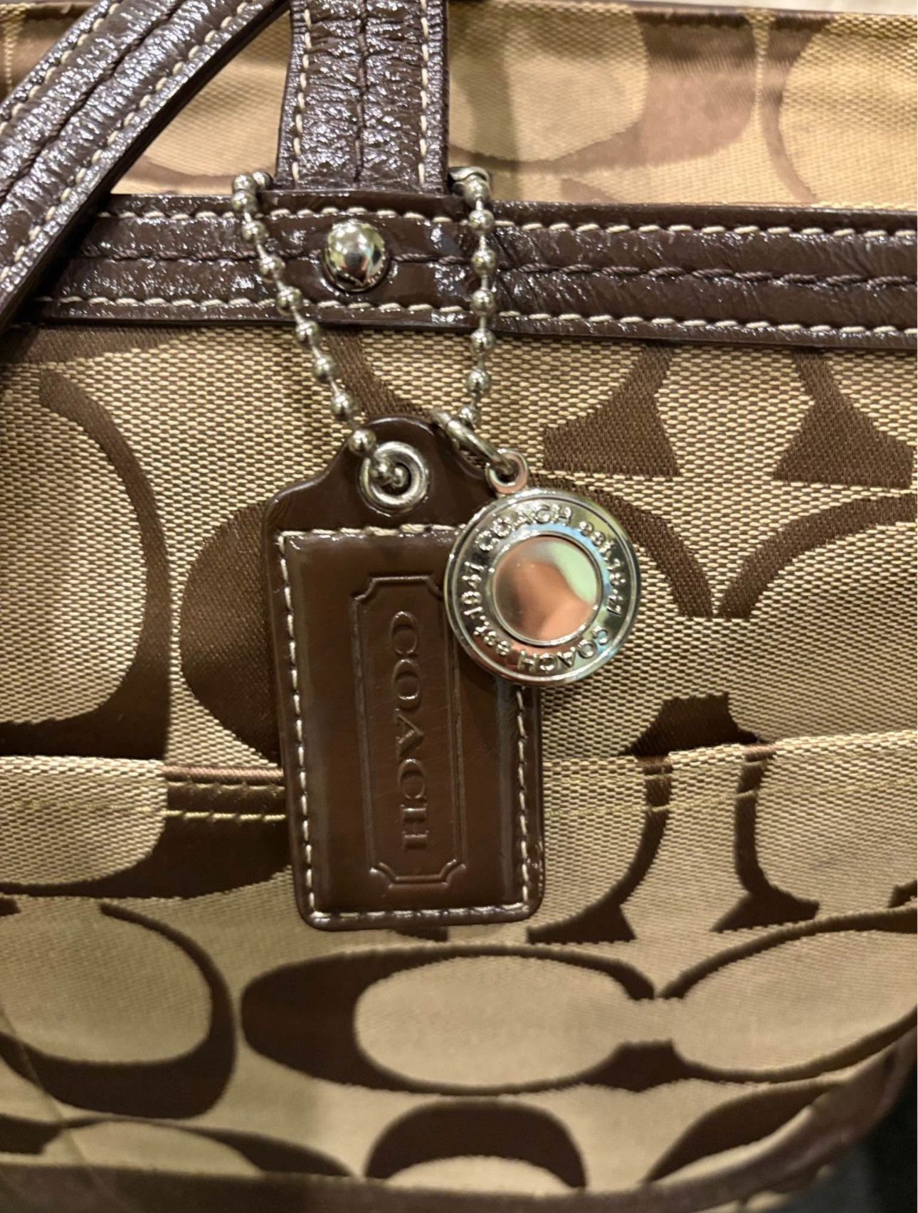 Vintage Coach Diaper Bag 