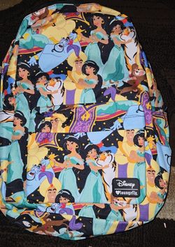 Loungefly Princess Jasmine Backpack With Small Bag Pouch