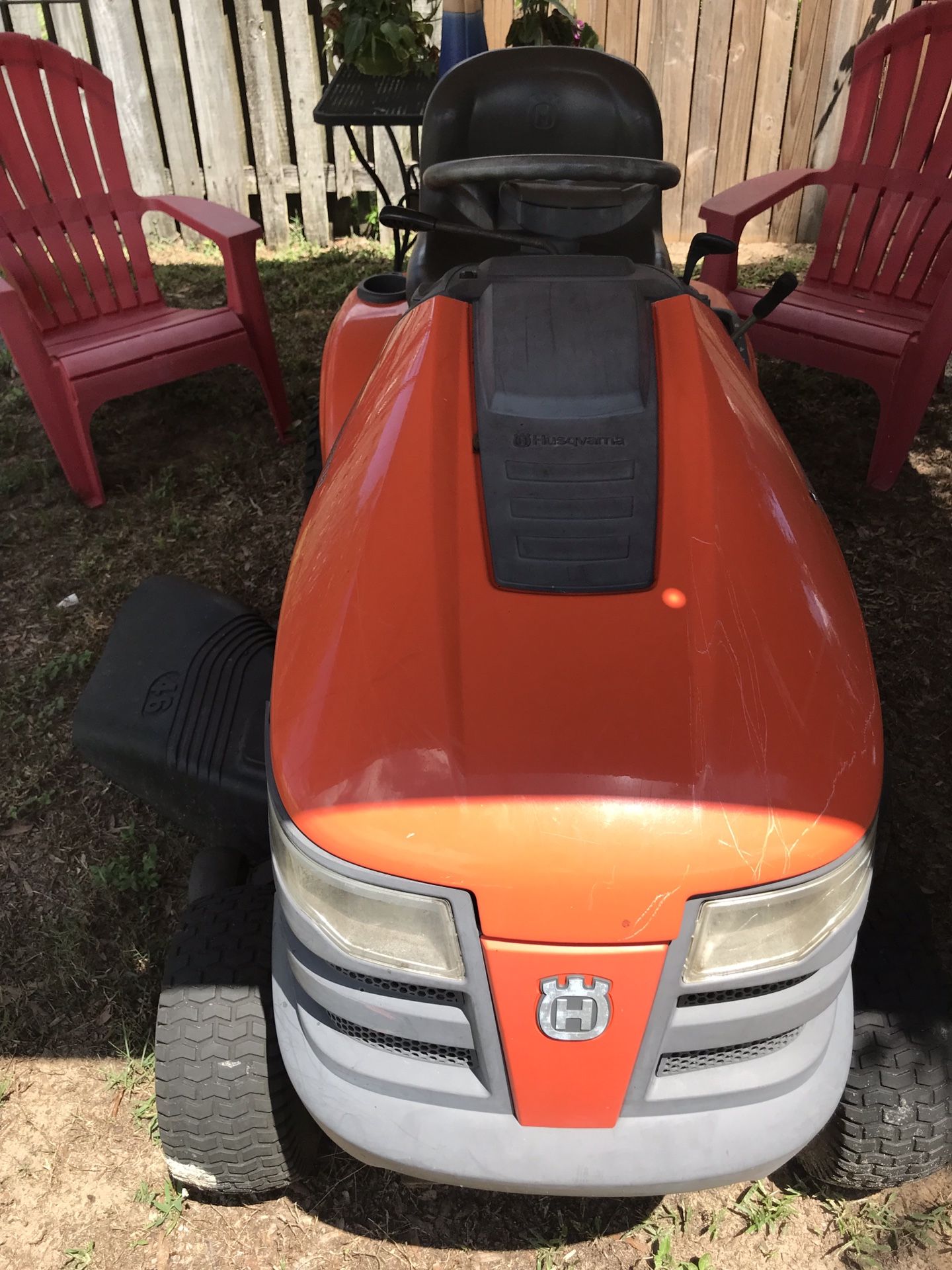 Husqvarna riding lawn mower