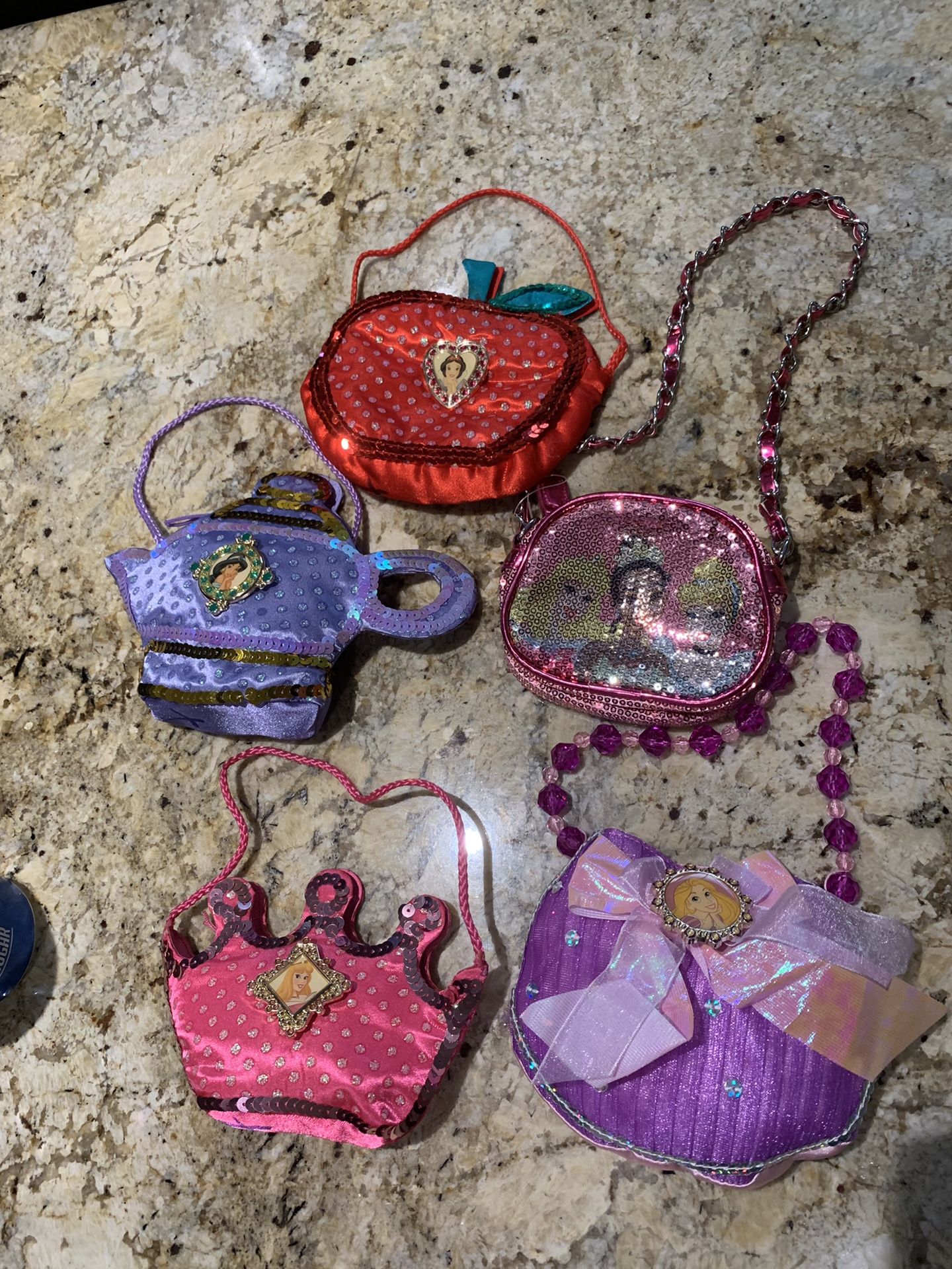 Authentic Disney princess purses/clutches