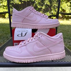 nike dunk low pink ps gs size 1y/4.5y/5y/5.5y