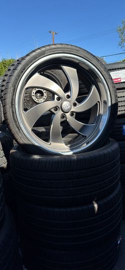 WHEELS US MAGS 24x10 STAGGERED 6x5.5 CHEVY