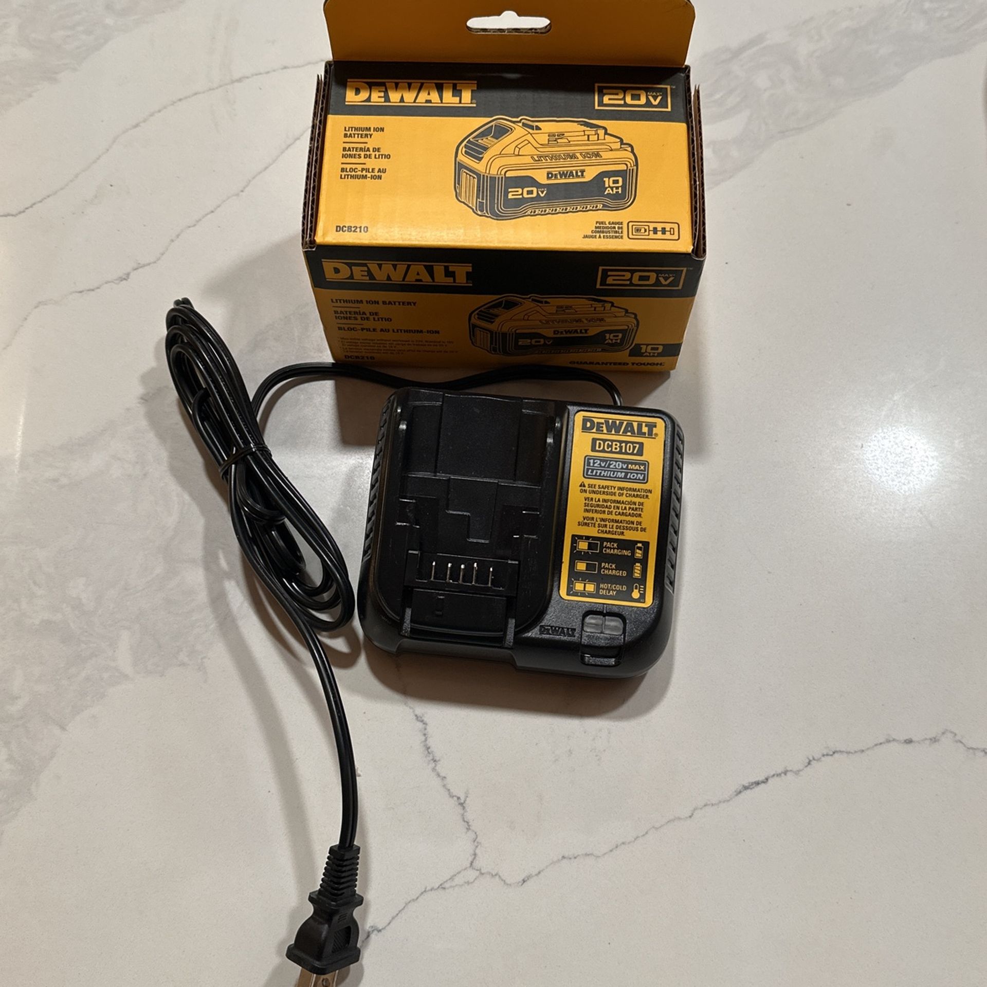 Dewalt 20v 10 Ah & Charger