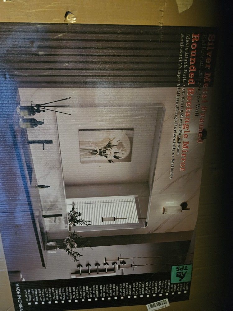 Large Mirror Brand New In Box 40x30