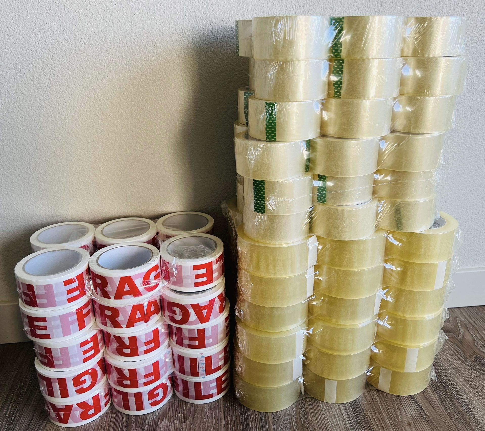 108 pcs brand new packaging tape  $30 Only!!!