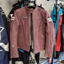 Joe Rocket Leather Motorcycle Jacket size large brand new