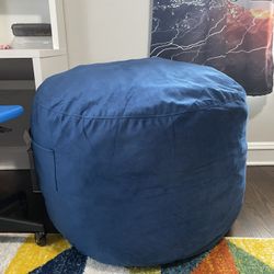 Blue Bean Bag Chair 