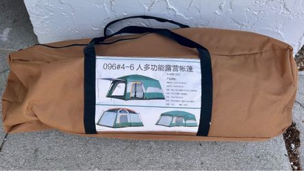 4–6 Person Family Camping Tent – Waterproof – 10’ x 7’ x 6’