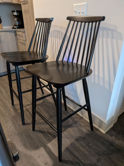 Tall Wood Bar Chairs