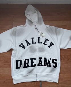 VALE FOREVER CLASSICO ZIP UP HOODIE WHITE