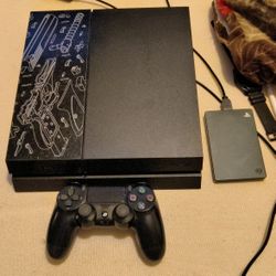 PlayStation 4 Ps4 With Controller And 2Tb Hard Drive External
