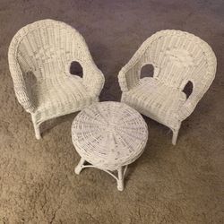 Child’s Table And Two Chairs (new)