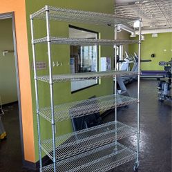 Metal Shelving Unit