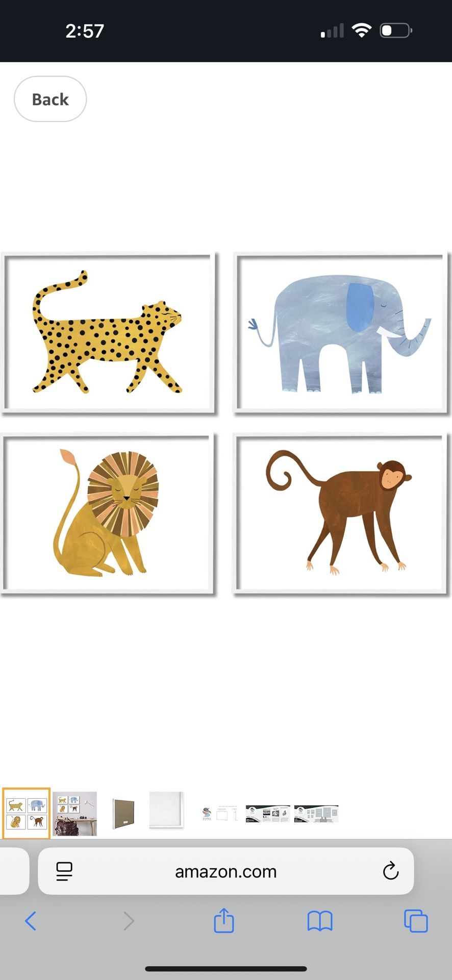 Stupell Industries Whimsical Animals Wall Art