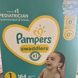 Size 1 Pamper Swaddlers 