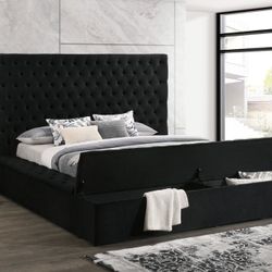 PARIS STORAGE QUEEN BED FRAME 