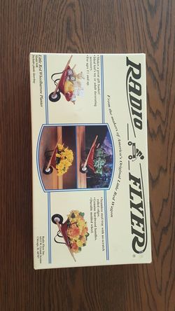Radio Flyer wheelbarrow planter