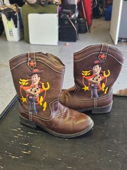 Toy story Cowboy boots size 12 big kid