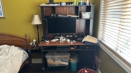 compter desk monitor dresser bed frame chair book shelf light stand dinning table