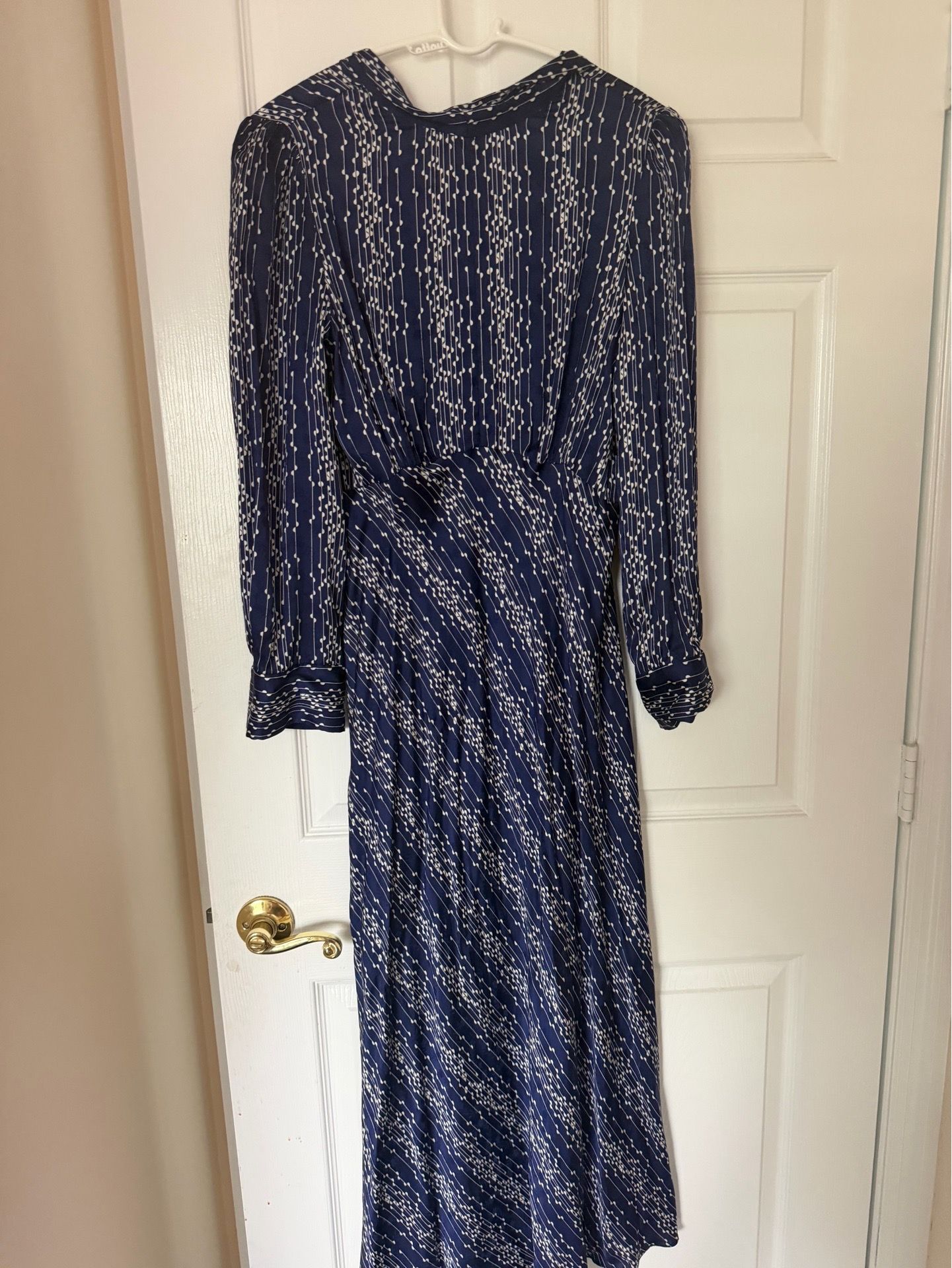 Sandro natural silk dress