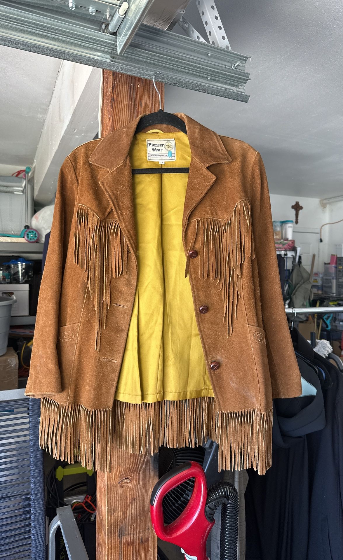 Pioneer Wear Leather Fringe Jacket