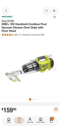 Ryobi pool vacuum